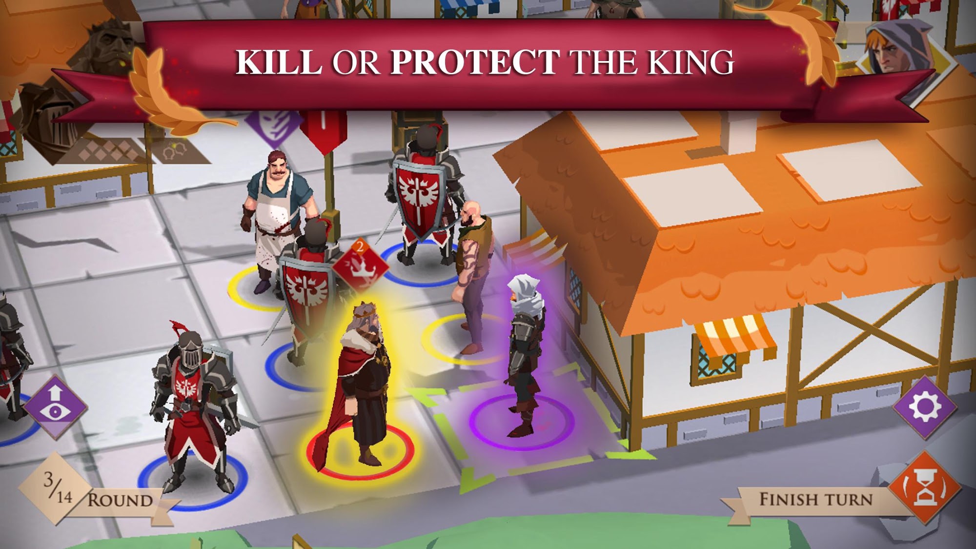 King and Assassins: The Board Game captura de tela 1