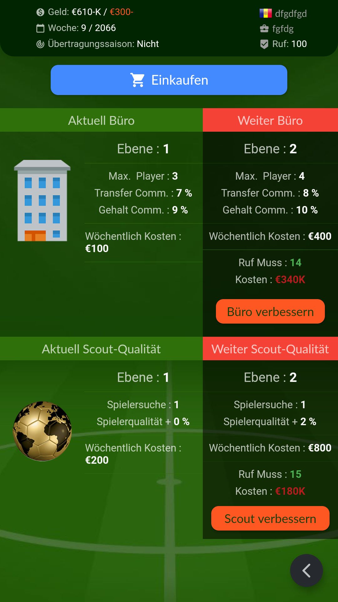 Soccer Agent screenshot 1