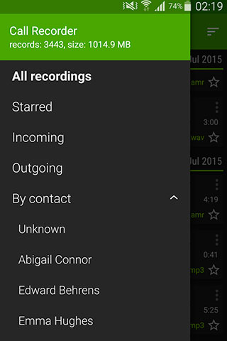  Call Recorder in English