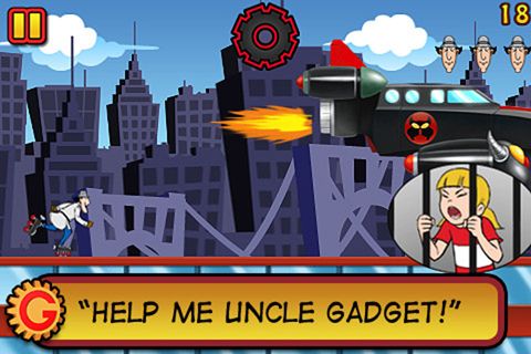 Inspector Gadget's mad dash for iPhone for free