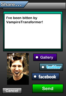 Vampire Transformer for iPhone for free
