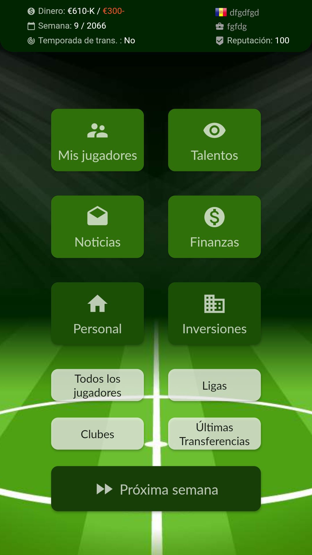 Soccer Agent captura de pantalla 1