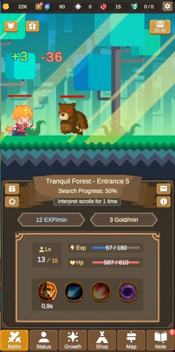 Tiny Pixel Knight - Idle RPG Adventure Tales for Android