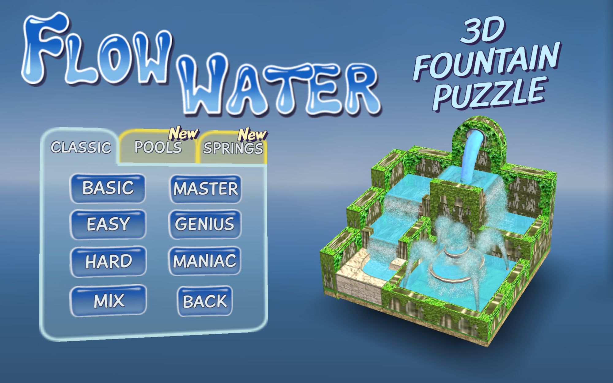 Flow Water Fountain 3D Puzzle screenshot 1