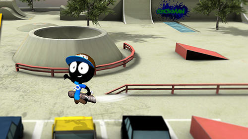 Stickman skate battle captura de pantalla 1