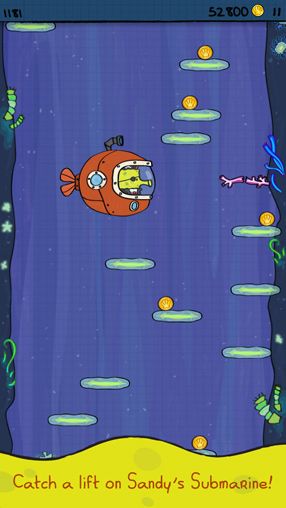 Doodle Jump Sponge Bob Square pants