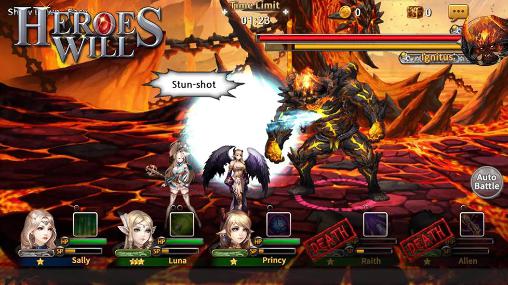 Heroes will captura de pantalla 1