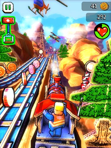 Corrida de trem do papel