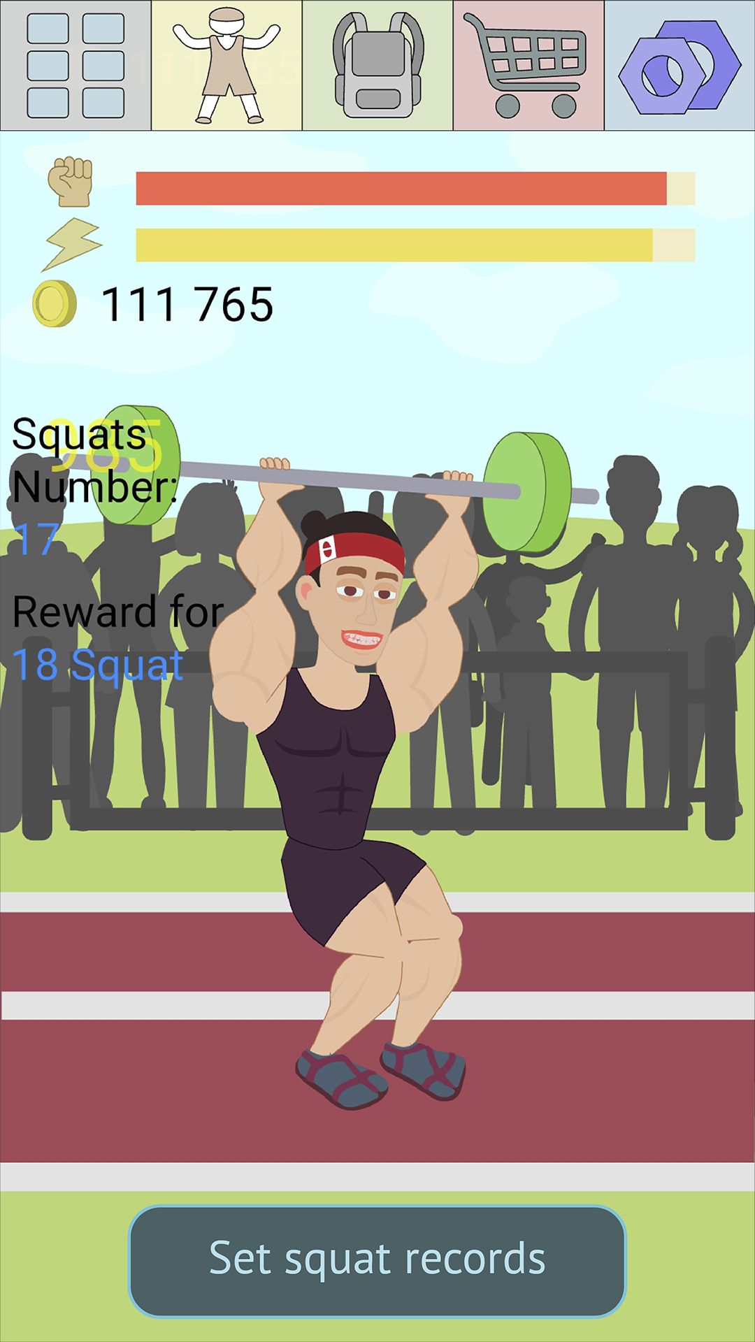 Muscle clicker 2: RPG Gym game capture d'écran 1