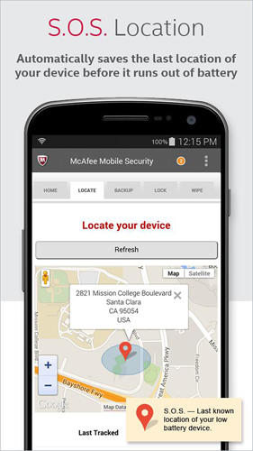 Picture McAfee: Mobile security