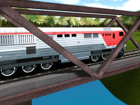 Passeio de trem 3D