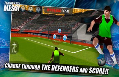 Training with Messi – Official Lionel Messi Game for iPhone for free