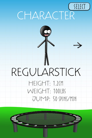 Stickman: Trampoline in Russian