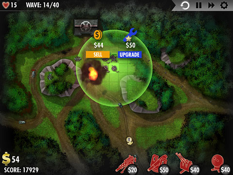 iBombardeiro: Defesa