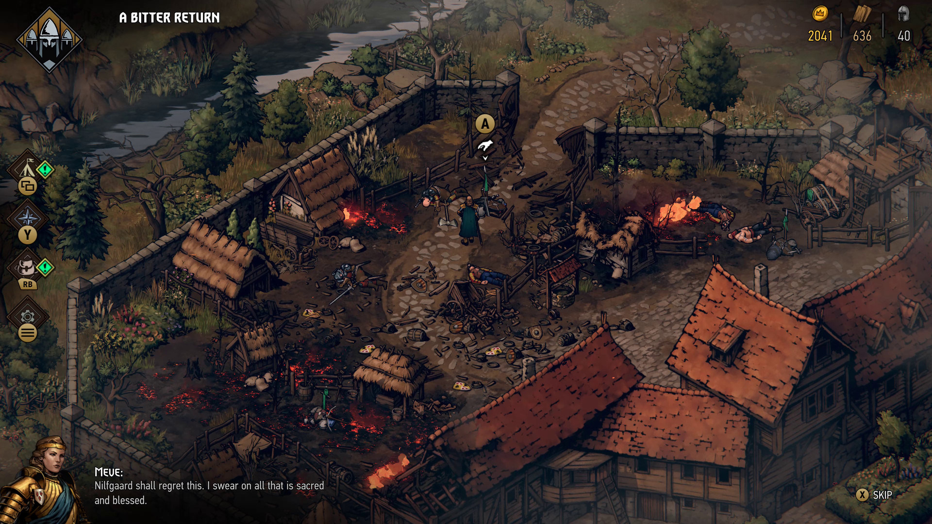 Thronebreaker: The Witcher Tales captura de pantalla 1