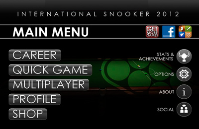 Snooker Internacional 2012 em português