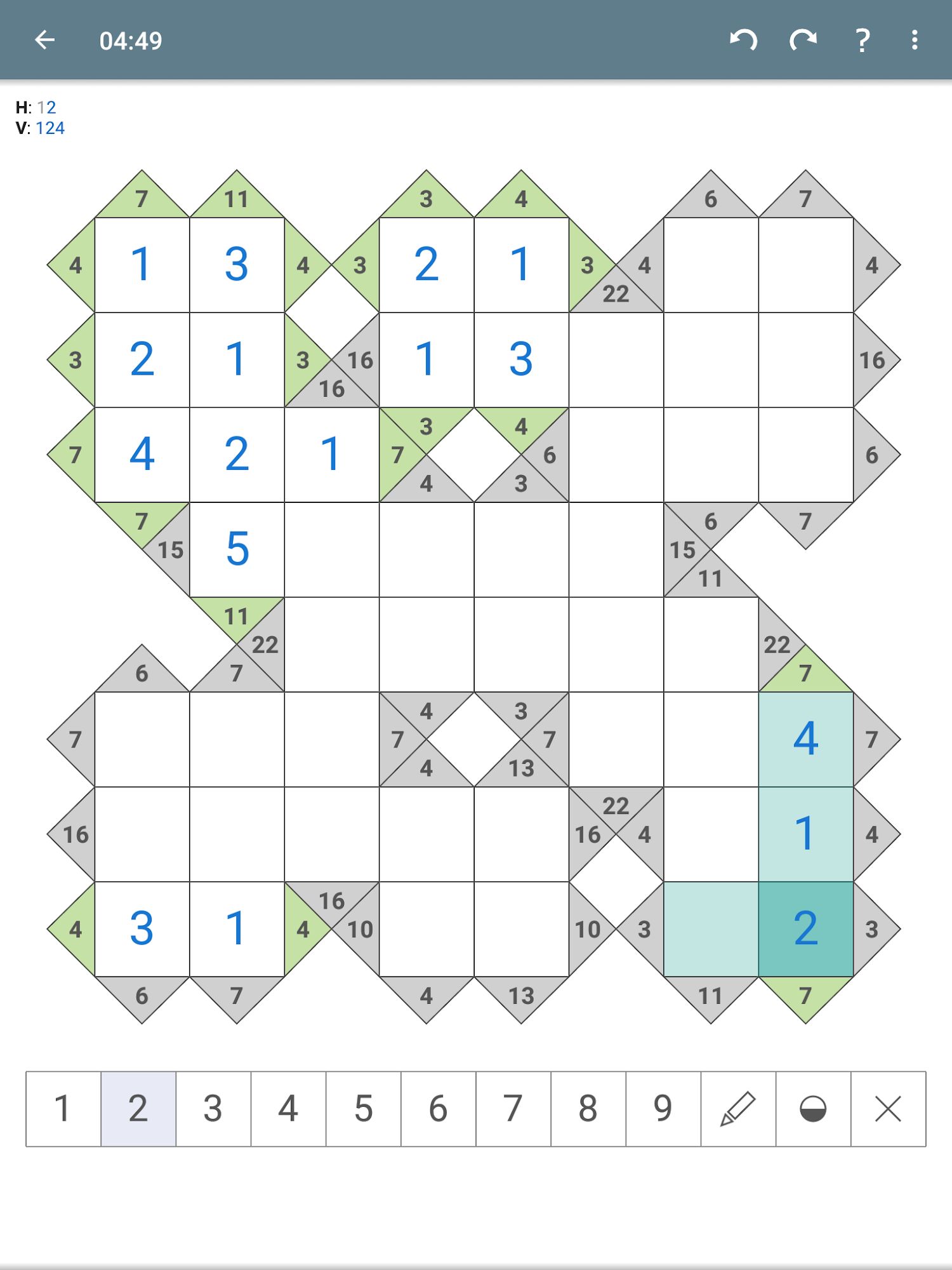 Kakuro (Cross Sums) - Classic Puzzle Game para Android