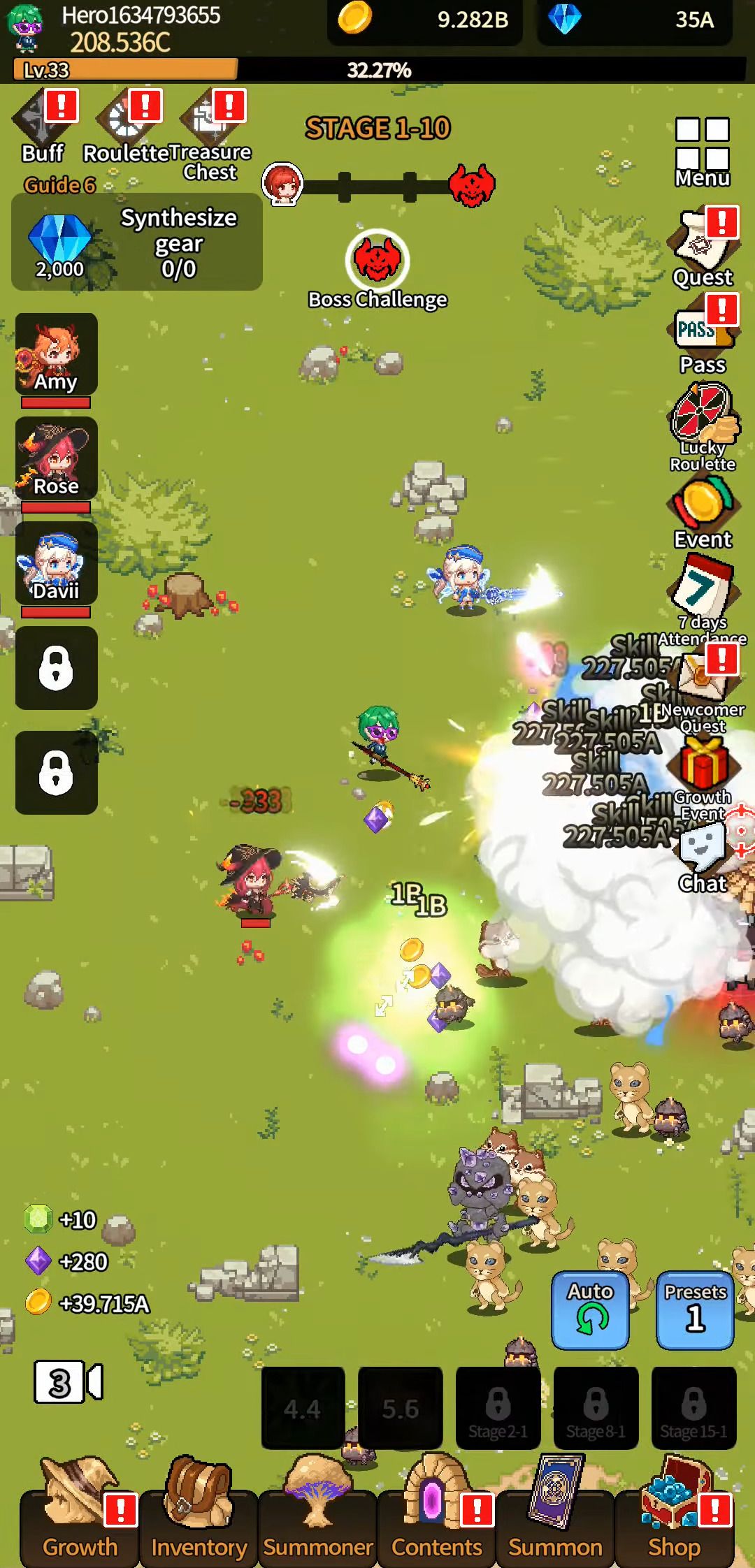 Legend Summoners : Idle RPG screenshot 1