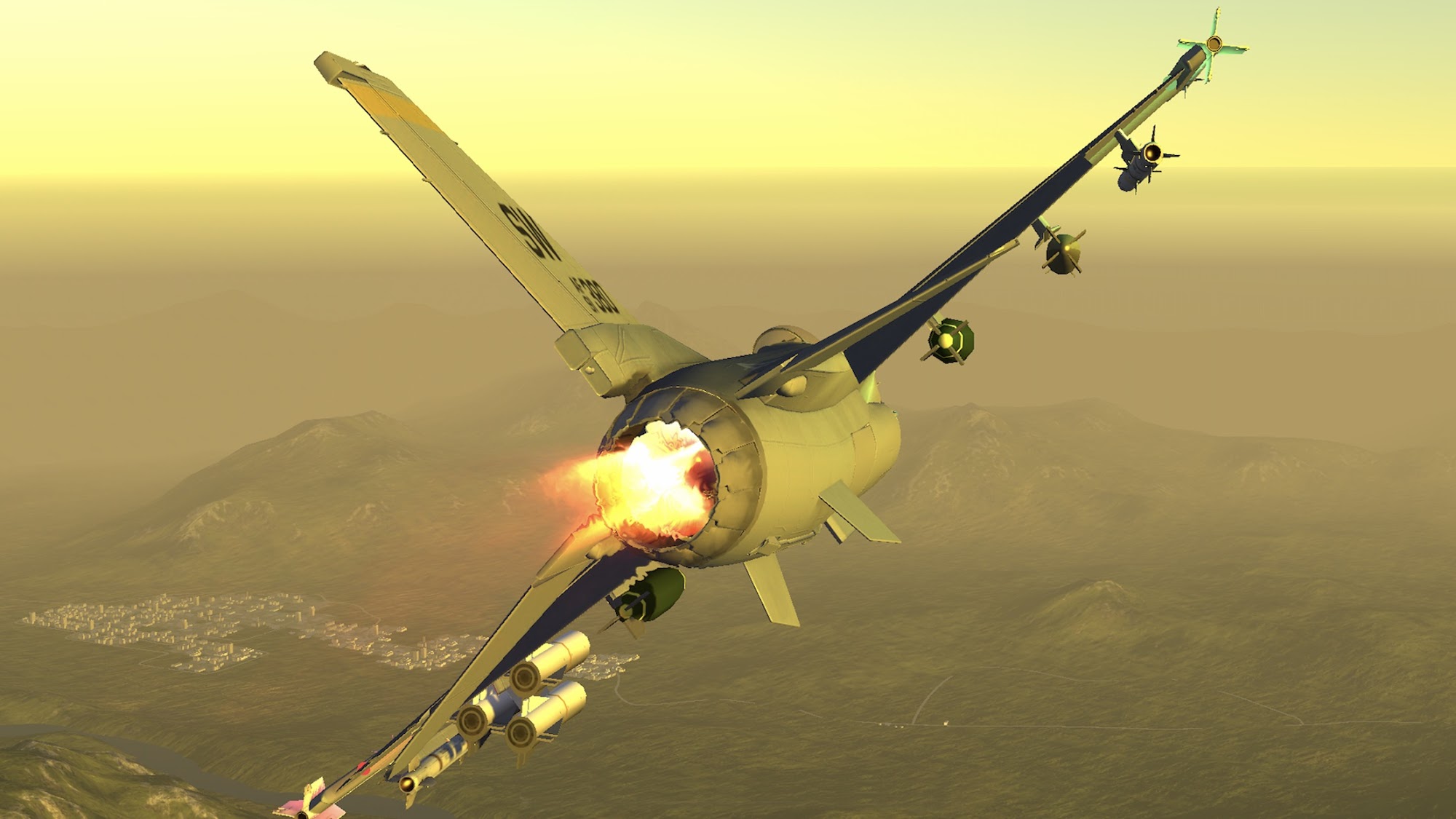 Armed Air Forces - Jet Fighter Flight Simulator スクリーンショット1