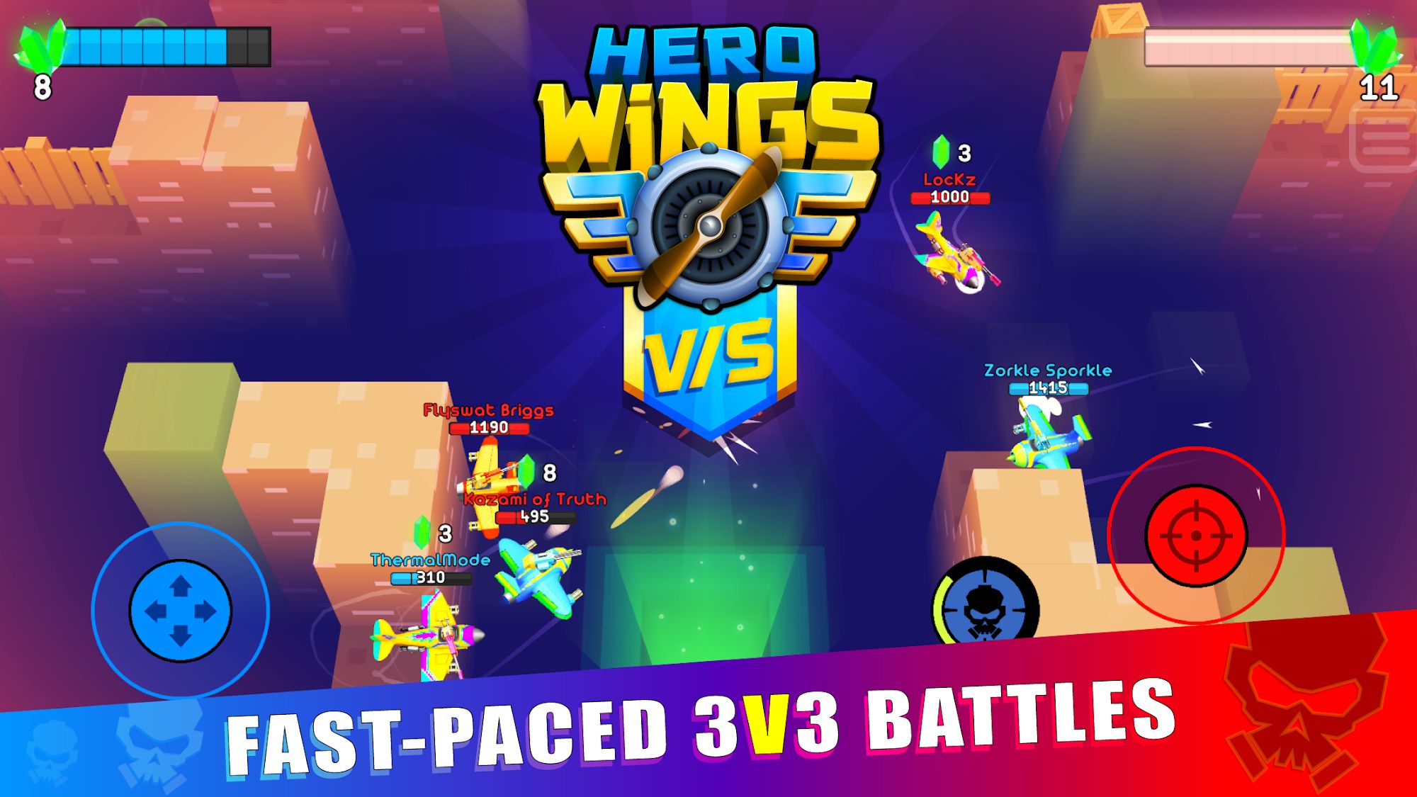 Hero Wings capture d'écran 1