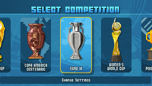 Pixel cup soccer 16 captura de pantalla 1