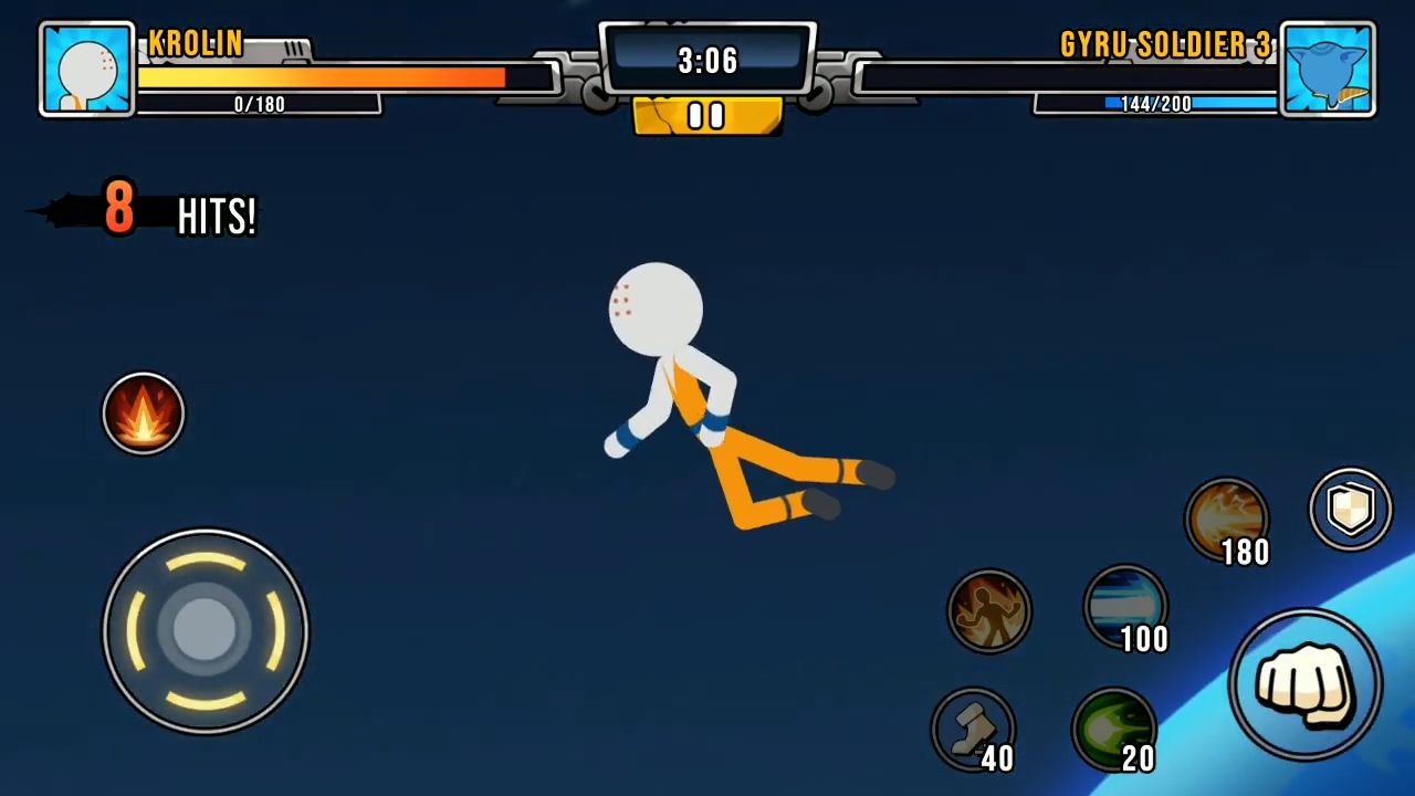 Super Stickman Dragon Warriors скриншот 1