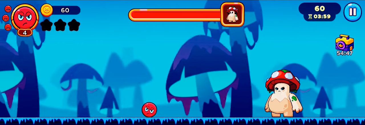 Ball Ghost Red Temple Survivor screenshot 1