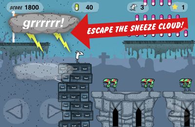 Sneezeman:Escape From Planet Sneeze for iPhone for free