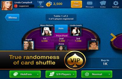 Poker de Texas VIP