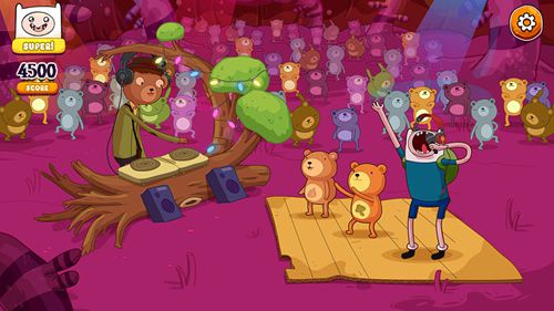 Rockstars of Ooo: Adventure time rhythm game in Russian