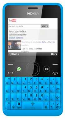 Kostenlose Klingeltöne für Nokia Asha 210