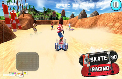 Skate Racing 3D (Free Racing games)