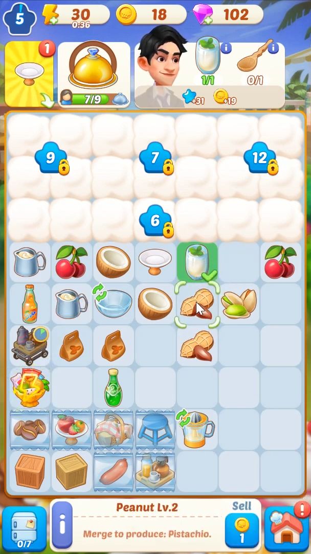 Merge Cooking:Theme Restaurant скриншот 1