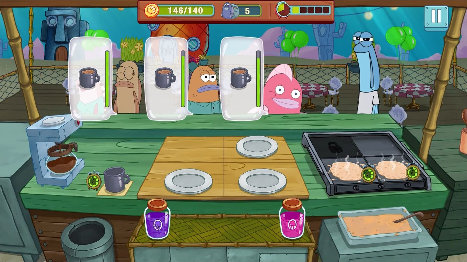 SpongeBob: Get Cooking captura de tela 1