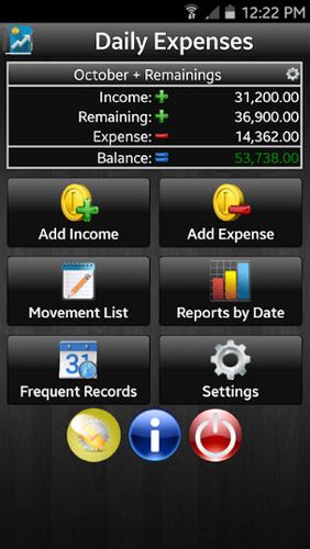 Completely clean version Daily expenses 2 without mods