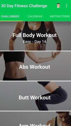 Completely clean version 30 day fitness challenge - Workout at home without mods