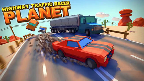 Highway traffic racer planet icono