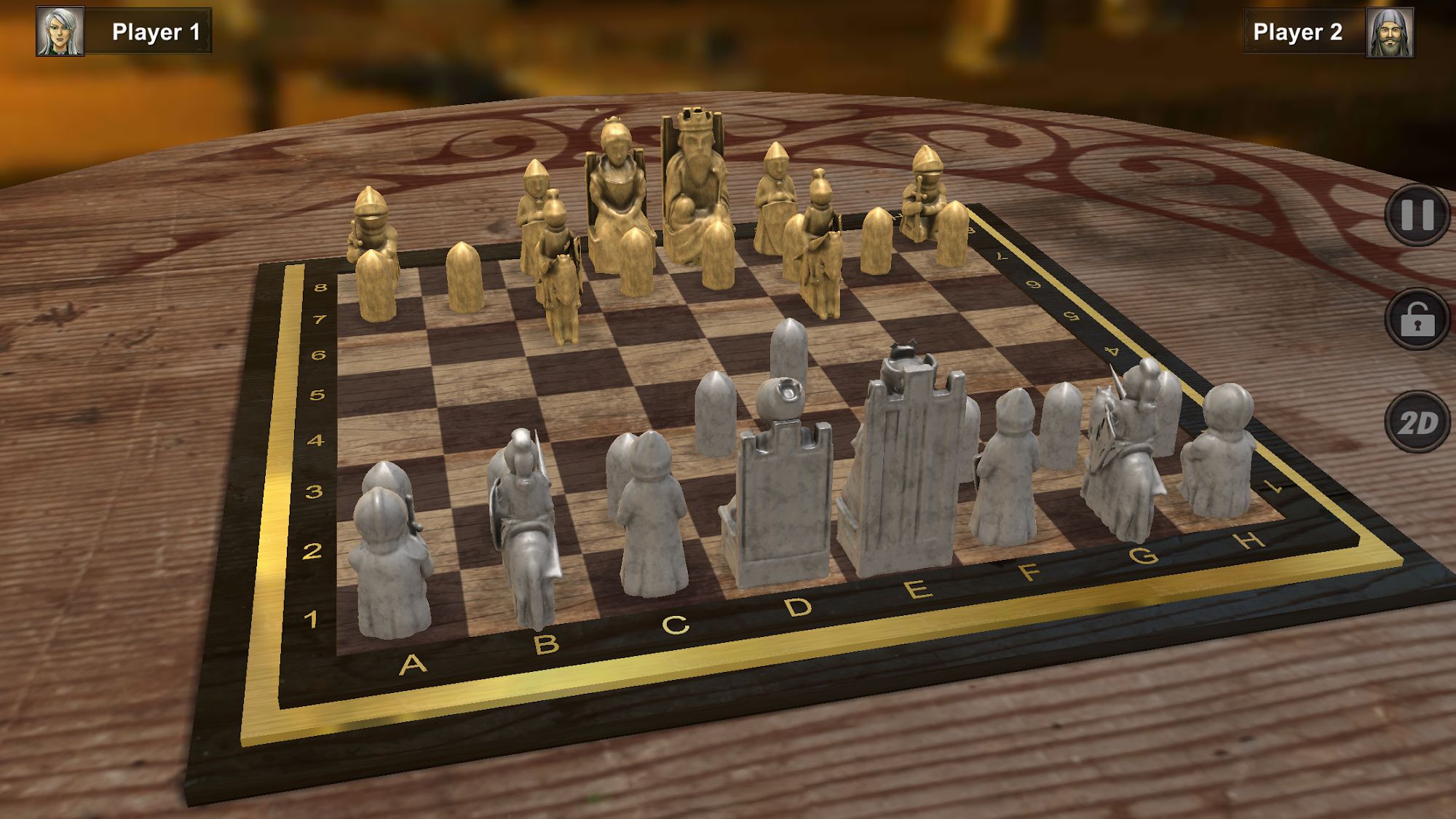 Medieval Chess 3D captura de tela 1