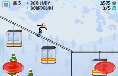 Stickman Snowboarder for iPhone for free