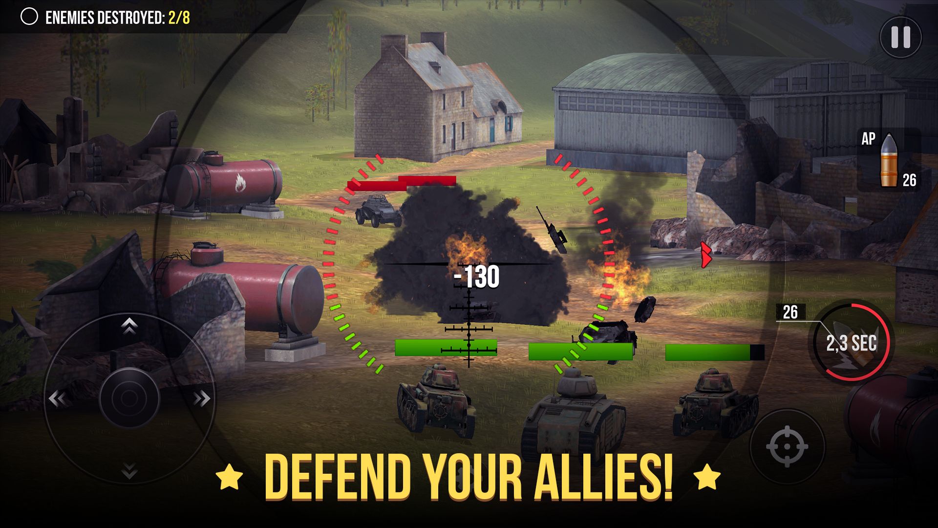 World of Artillery: Cannon capture d'écran 1