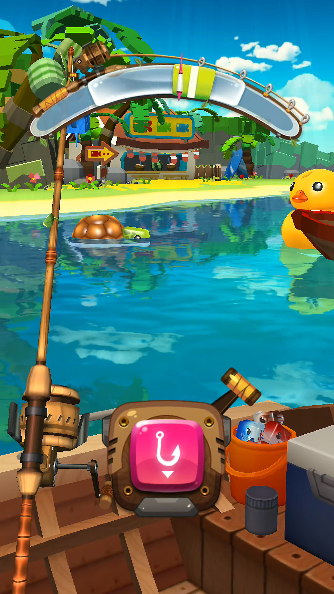 Fishing Cube captura de tela 1