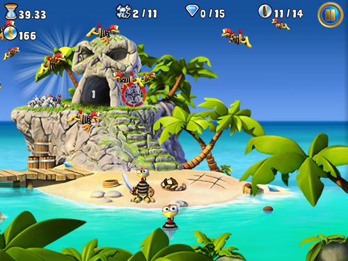 Loucos Galos Piratas: Moorhuhn para iPhone grátis