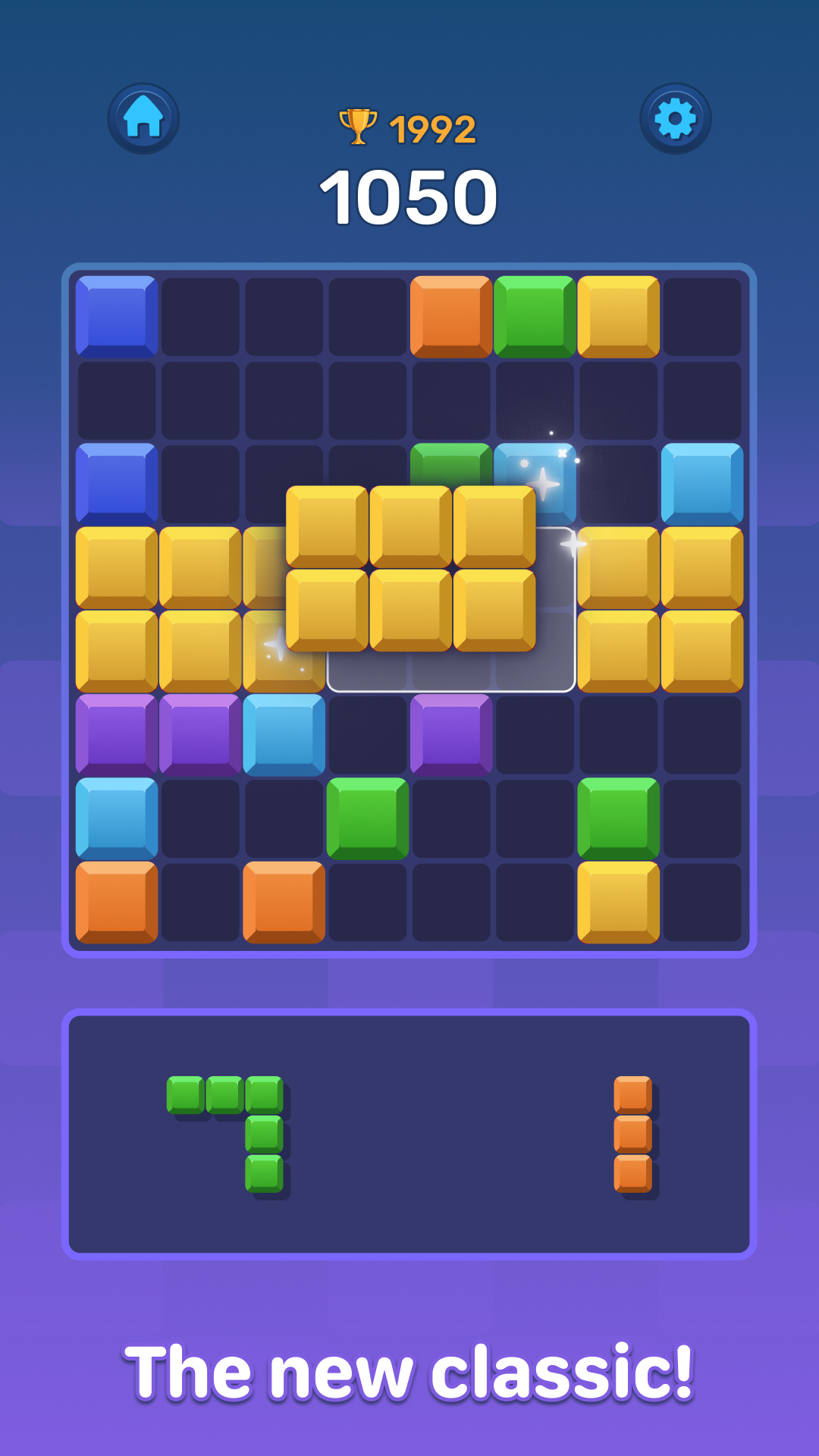 Boom Blocks Classic Puzzle captura de pantalla 1