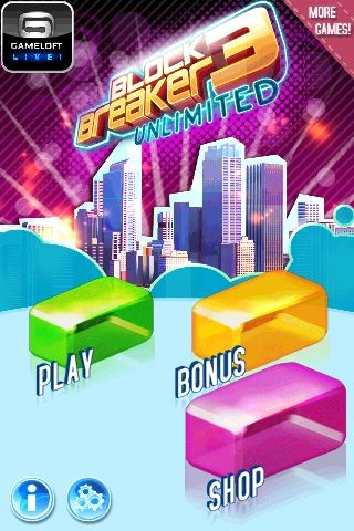 Block breaker 3: Unlimited in Russian