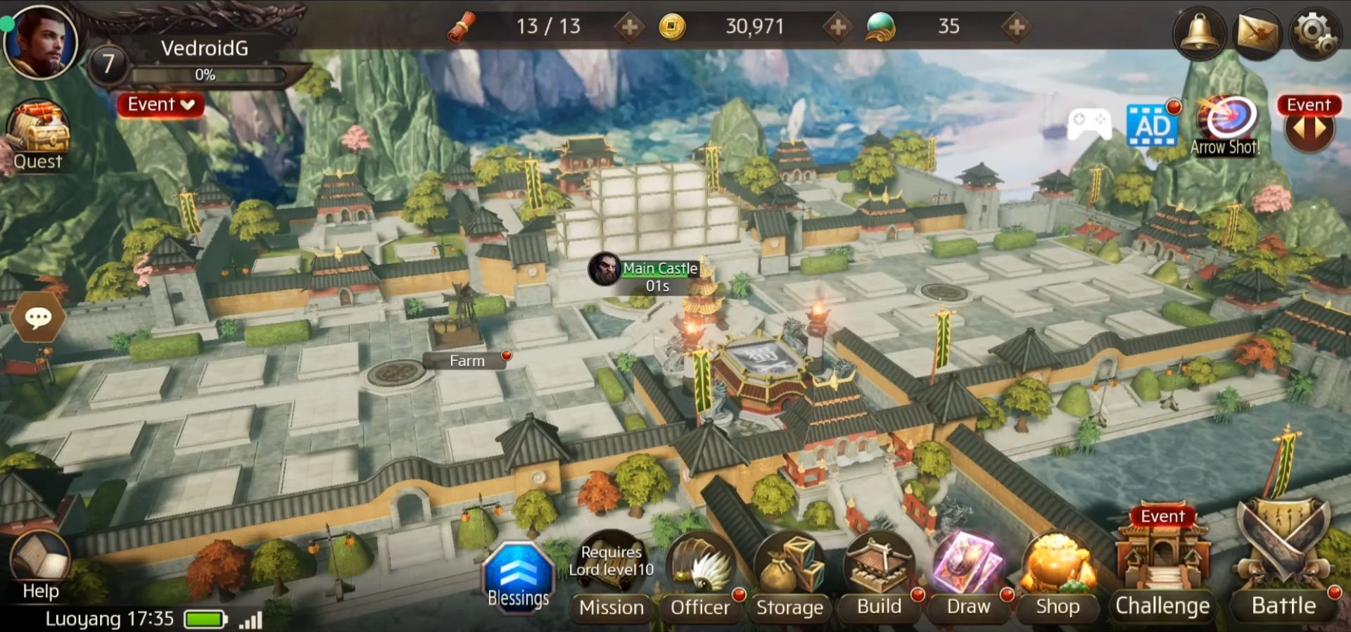 Three Kingdoms: Legends of War screenshot 1