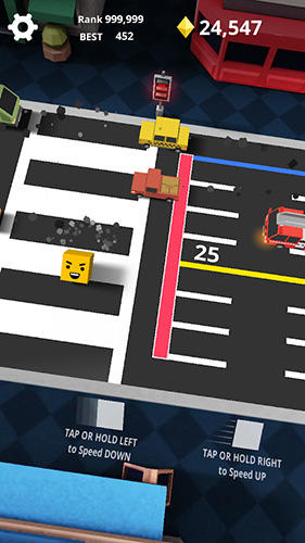  Corrida de transporte: Atravessar a rua