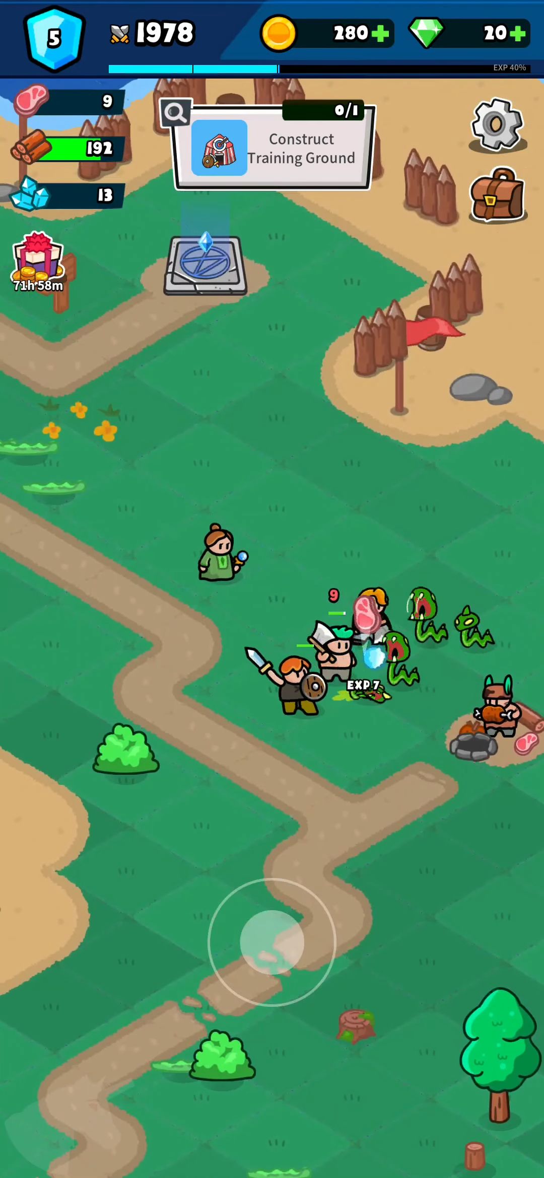 Rumble Heroes : Adventure RPG screenshot 1