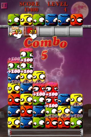 Cubo de zumbi para iPhone grátis