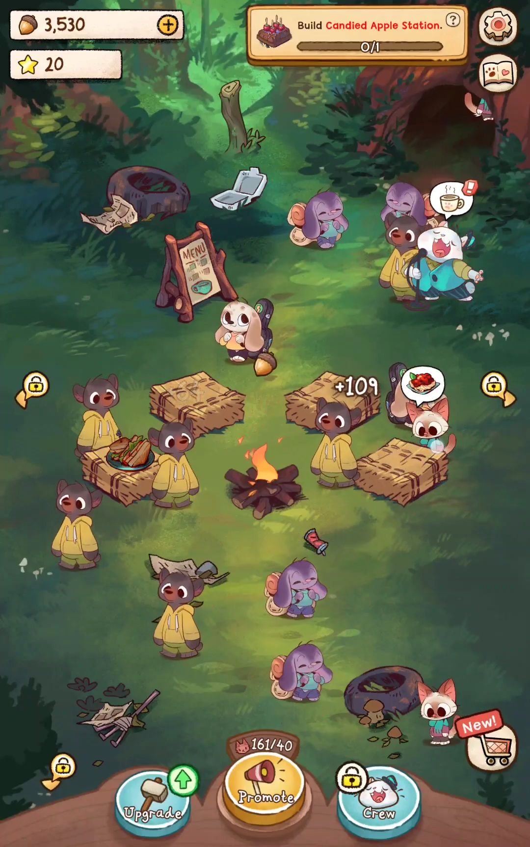 Campfire Cat Cafe - Cute Game pour Android