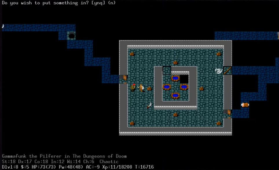 NetHack screenshot 1